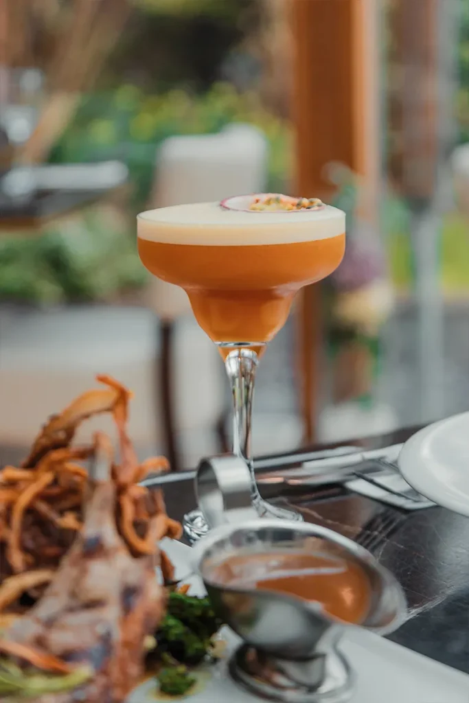Signature cocktail served at La Vecchia Scuola restaurant in York